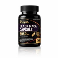 Capsules de Maca pour Hommes, 60 unités, Complément Alimentaire OEM pour l'Énergie et la Vitalité, Capsules d'Amélioration Masculine en Gros