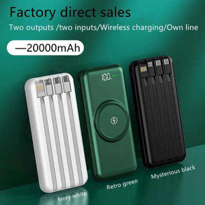 Fast Quick Charge 20000Mah <strong>Power</strong> <strong>Banks</strong> Mobile Phone Portable Powerbank 20000Mah Charger Wireless <strong>Power</strong> <strong>Bank</strong> - Product Image 3