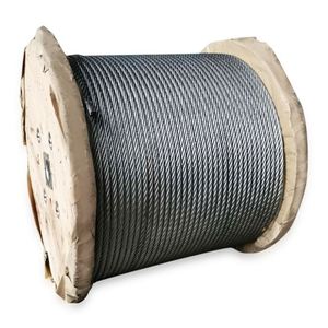 AISI 304 316ลวดสลิงเหล็กชุบสังกะสีแรงดึงสูง7X19 6X36SW + IWRC Dia 2-50มม. สายเชือกสายการผลิต - Product Image 6