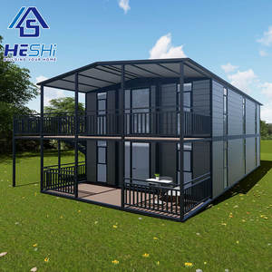 Casa Container Prefabbricata Espandibile Pronta per l'Uso, 40Ft/20Ft, 2-5 Camere da Letto, Villa Prefabbricata Portatile - Product Image 1