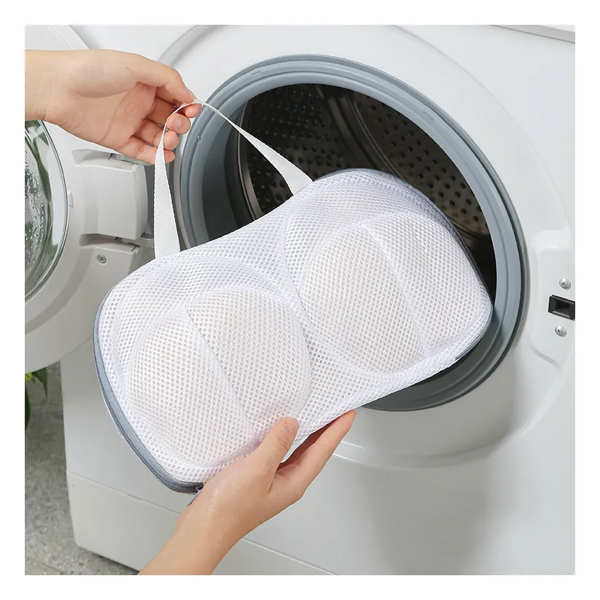 Reusable Large Bra Washing Lingerie Laundry Bag Durable Underwear Brassiere Mesh Washing Bags with Zipper for Women