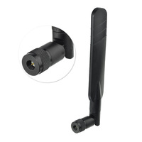 Antenne Wi-Fi omnidirectionnelle double bande à angle réglable, antenne en caoutchouc avec connecteur RP pour appareils de communication