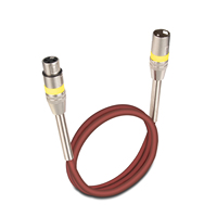 Câble de microphone professionnel P4 avec protection anti-chocs, XLR mâle vers XLR femelle, cordon micro équilibré, microphone XLR 3 broches