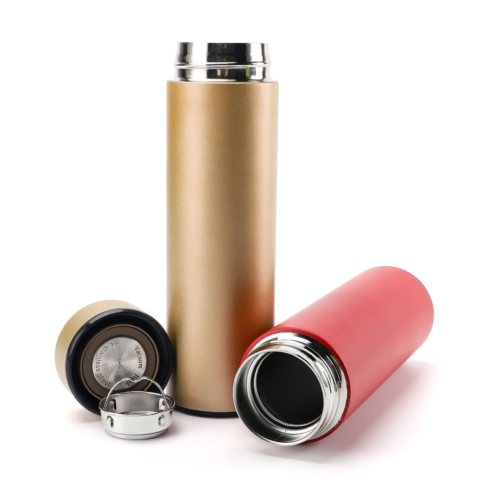 Factory 500ml Double Wall Stainless Steel Vacuum Insulated Water Bottle ...