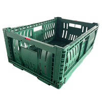 Caisse de rangement pour légumes en plastique PP écologique, robuste, recyclable, pliable et ventilée