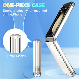 <span class=keywords><strong>Coque</strong></span> de protection transparente ultra-fine pour <span class=keywords><strong>Samsung</strong></span> <span class=keywords><strong>Z</strong></span> Flip 5, compatible avec <span class=keywords><strong>Galaxy</strong></span> <span class=keywords><strong>Z</strong></span> Flip 3 4 6 7 <span class=keywords><strong>5G</strong></span>, étui de téléphone pliable transparent - Product Image 4