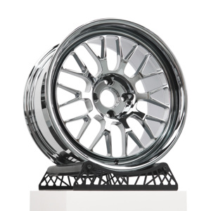 Jantes Concaves Multi-Designs Chrome Argent 5x108 5x112 5x114.3 5x120 à Rayons LM LMR pour Voitures de Luxe M4 <span class=keywords><strong>Audi</strong></span> <span class=keywords><strong>R8</strong></span> 911 AMG - Product Image 3