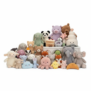 2026 JellyCatt Peluches courtes en coton PP, modèles lapin, animaux simulés, fruits, légumes, cœur moelleux, <span class=keywords><strong>dragon</strong></span>, avec cintre, pour Halloween, pour tous les âges - Product Image 1