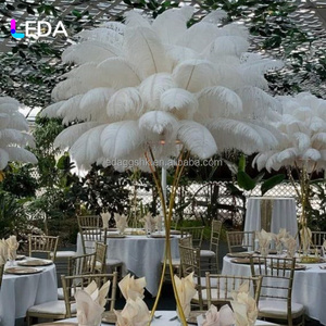 LEDA Élégante Décoration de Mariage, Boule de Plumes Blanches Naturelles, Centre de Table pour Mariages et Événements - Product Image 6