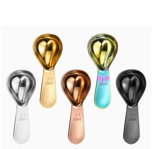 Cuillère doseuse à café en acier inoxydable HKSF 5ml, fabrication sur mesure en acier inoxydable - Product Image 1