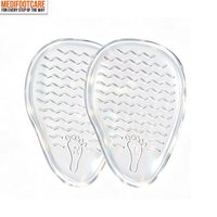 Coussinets de gel pour l'avant-pied et semelles intérieures en gel pour talons hauts, protections antidérapantes pour l'avant-pied