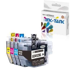 잉크 탱크 LC411 LC412 <span class=keywords><strong>LC</strong></span> 412 411 LC412XL 우수한 색깔 형제 인쇄 기계를 위한 호환성 잉크 제트 잉크 카트리지 - Product Image 1