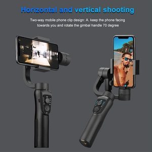 3 trục ai cầm tay Gimbal máy ảnh điện thoại thông minh ổn định Selfie Stick Gimbal ổn định với chân máy cho nhà sản xuất phim video vlog - Product Image 4