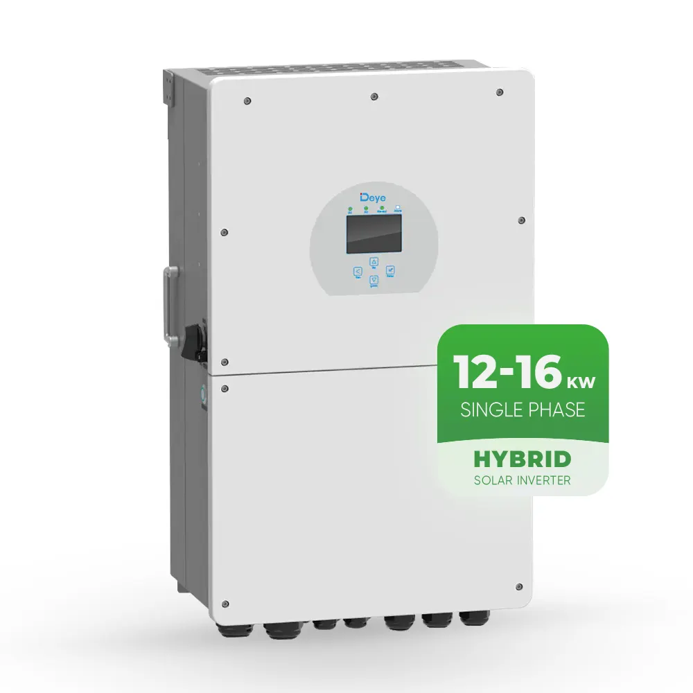 Deye Hybrid Off Grid Solar Inverter Three Phase 5Kw 8Kw 10Kw 12Kw With MPPT Solar Charge Controller Manufacturers