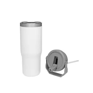 Yeni stok sıcak satış grip bölümü Gen 2 Cofee makinesi sıcak tutmak ve soğuk açık seyahat kahve kupa 4 30oz vakum Tumbler kolu ile