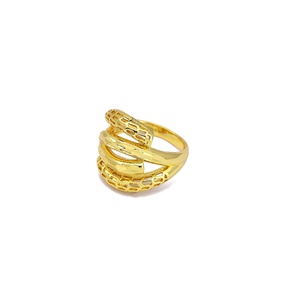 Jxx เครื่องประดับแหวนชุบทอง<span class=keywords><strong>24K</strong></span> สำหรับผู้หญิงเครื่องประดับแฟชั่นที่สง่างามหลากหลายทำจากทองเหลืองชุบ - Product Image 4