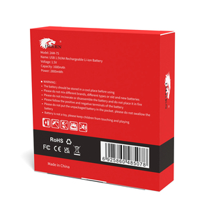 USB 충전식 배터리 1.5v 리튬 이온 셀 AA <span class=keywords><strong>8</strong></span> 팩 리튬 배터리의 새로운 유형 배터리 교체 - Product Image 6