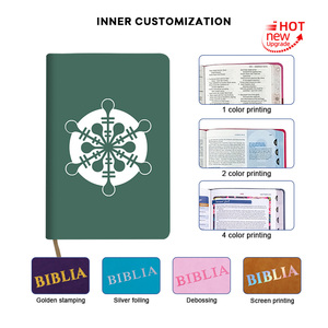 Imprenta <span class=keywords><strong>de</strong></span> Libros, Venta al por Mayor, Diseño Personalizado, Tapa Blanda <span class=keywords><strong>de</strong></span> Cuero, Biblia Cristiana NIV Personalizada, Biblia en Español - Product Image 5