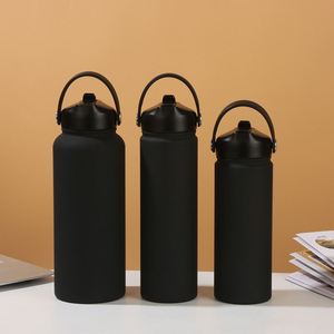 Large-capacity Portable Insulated Water <b>Bottle</b> with Handle, Portable Hot and Cold Drink Cup - Product Image 6