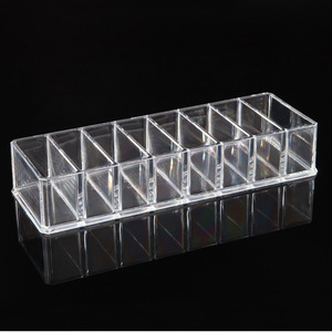 Organizador de Cosméticos Wanmei, Caja de Almacenamiento con 8 Compartimentos, Organizador de Escritorio de Plástico Transparente para Maquillaje, Lápices Labiales y Productos para el Cuidado de la Piel - Product Image 1