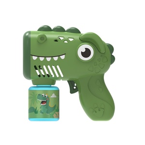Pistola de Burbujas de Dinosaurio para Niños, Juguete de Burbujas Automático con Luz, Espuma para Bodas, Juguete de Burbujas Eléctrico para Niños para Verano y Exteriores - Product Image 5
