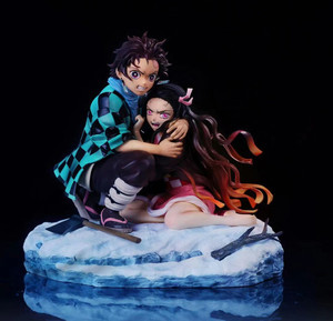 Action <span class=keywords><strong>Figure</strong></span> di Tanjirou e <span class=keywords><strong>Nezuko</strong></span> da Anime Giapponese DS GK Goose Factry - Product Image 1