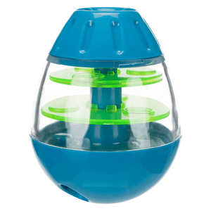 Juguete Interactivo para Mascotas con Diseño Abatible de 13 cm, Dispensador de Comida con Forma de Huevo de Plástico - Product Image 1