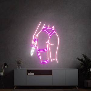 Горячая распродажа: Неоновые вывески на заказ с регулируемой яркостью, из акрила, с изображением женщины, для баров, клубов, отелей - Product Image 2
