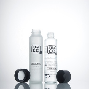 OEM clear Round Flint Glass 250ml 375ml 500ml 750ml <strong>Voss</strong> Glass Bottle Empty Mineral <strong>Water</strong> Bottle - Product Image 3