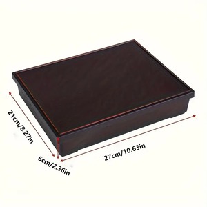 Boîte à bento en plastique à <span class=keywords><strong>5</strong></span> <span class=keywords><strong>compartiments</strong></span> avec couvercle en plastique Récipient alimentaire laqué de 1000ml pour la conservation du déjeuner de sushi à faible quantité minimale de commande - Product Image 2