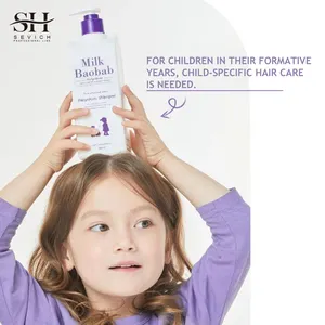 OEM özel etiket sülfat ücretsiz havyar şampuan bebek saç bakımı organik bebek baooil yağı şampuan