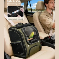 Sac à dos pour oiseaux, perroquets, calops et petits pigeons - Cage de transport respirante et portable pour l'extérieur, fabriquée en Chine, modèle PC0019