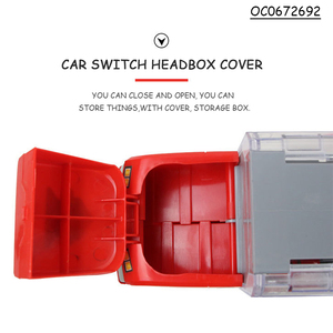 I giochi giocattolo del camion del contenitore dell'automobile della ferrovia della catapulta con i camion dei pompieri del metallo per i ragazzi dei bambini - Product Image 4