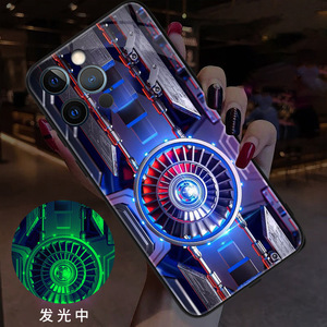 Funda para Teléfono Móvil Jmax 2026 con Luz LED, Cristal Templado Luminoso, Activación por Voz, para 11 12 13 14 15 Pro Ultra - Product Image 2
