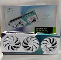 Kualitas Baik untuk Kartu Grafis Non-fungsional White Rtx 5090 32gb Gaming Gpu case Tanpa Pcb dan Vram