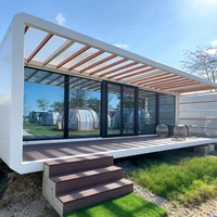 Maison Modulaire Préfabriquée Moderne de 20 pieds, Kit de Cabine Compacte Prêt à l'emploi avec Chambres Mobiles, Type Conteneur, à Vendre