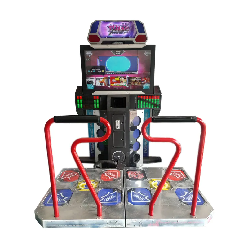 Pump It Up 2011 Fiesta EX Arcade Dance Machine 42 inch screen dancing game machine cabinet For Sale