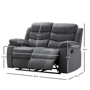 Living Room Love Seat Sofa Theater Recliners Sectional