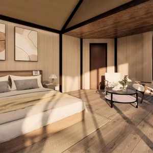 <span class=keywords><strong>Chalet</strong></span> Tente Safari-Canvas Luxury Family Lodge Glamping Mobile Tentes Maison à vendre - Product Image 5