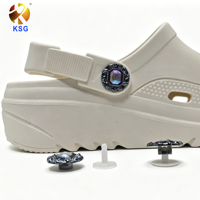 Boucles en plastique Olian personnalisées pour chaussures, breloques à boucle, boutons-pression, boutons de chaussures pour sabots