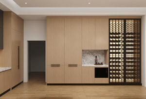 Muebles de Cocina, Gabinetes de Cocina Modulares, Encimera de Cuarzo, Vinoteca, Gabinetes Personalizados, Estructura de Tablero de Melamina para Apartamentos - Product Image 5