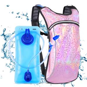 Sac à dos d'hydratation avec vessie d'hydratation 2L sac d'<span class=keywords><strong>eau</strong></span> d'isolation léger pour Festivals Raves randonnée sac d'escalade - Product Image 1