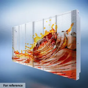 Easy Installation Transparent LED Film Shopping Window Grid Module Display LED Transparent Glass Advertising Screen