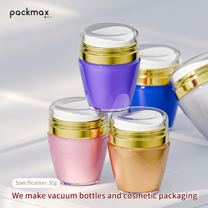 30g Jar-Shaped Acrylic Airless <b>Pump</b> Bottle – Refillable Serum & Face Cream Dispenser - Product Image 5