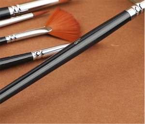 Paul Cézanne Nouveauté Ensemble de 12 pinceaux d'artiste en nylon pour éventail, manche en bois, formes variées, plats, pour <span class=keywords><strong>peinture</strong></span> à l'<span class=keywords><strong>huile</strong></span> et acrylique - Product Image 6