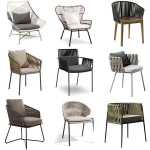 <span class=keywords><strong>Muebles</strong></span> de <span class=keywords><strong>Terraza</strong></span> de <span class=keywords><strong>Aluminio</strong></span> y Cuerda para Exteriores, Resistentes al Agua, Personalizados al por Mayor para Jardín, Hotel y Restaurante, Mesas y Sillas para Exteriores - Product Image 3