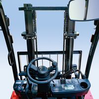 Hangcha CE ISO EPA Side Shift et réglage automatique de la fourche peut en option une série 3t Hauteur de levage 4000mm 4x4 Chariots élévateurs diesel
