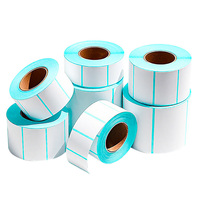 Rouleau d'étiquettes autocollantes thermiques directes LTLL sans BPA, 250 feuilles, 80x100mm, étanche, pour imprimante à codes-barres, vierge, qualité alimentaire
