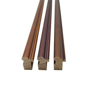 H4527 Solid Wood <b>Frame</b> Trim 27x45mm Coffee Red Walnut Color <b>Wall</b> Decor Indoor Use - Product Image 5