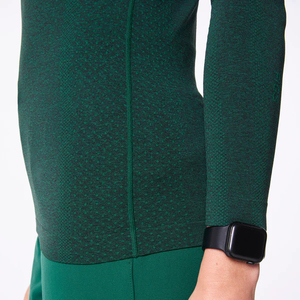 Haut tricoté personnalisé en nylon Xuexin à manches longues pour femme, motif rayé par sublimation, taille XL, pour ensembles de blouses d'hôpital et uniformes médicaux - Product Image 6